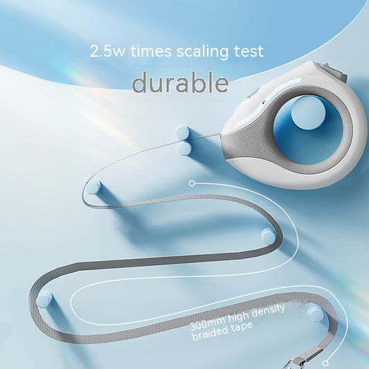 Automatic Luminous Leash With Ring Light