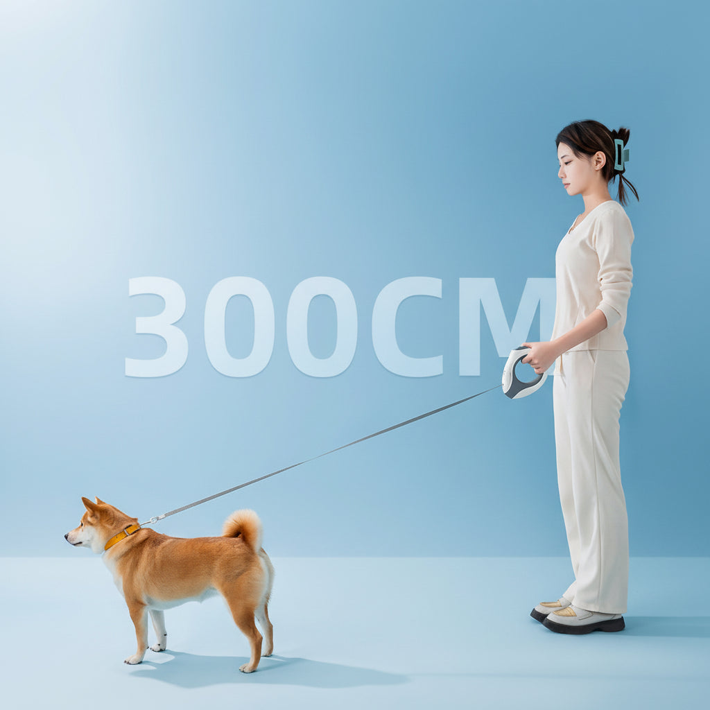 Automatic Luminous Leash With Ring Light