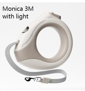Automatic Luminous Leash With Ring Light