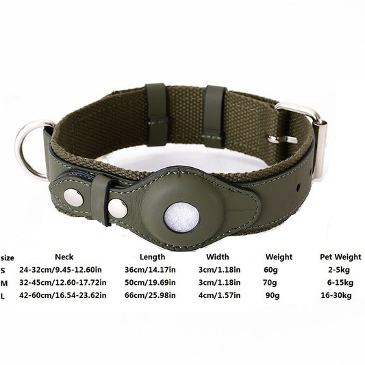 Tracking Airtag Dog Collar For Medium And Large Dogs Does Not Include A Locator