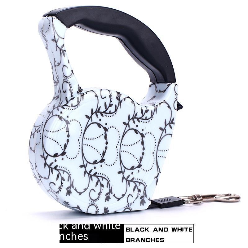 The Stylish Choice. Patterned Retractable Dog Leash | Heavy-Duty Walking Lead with Designer Prints