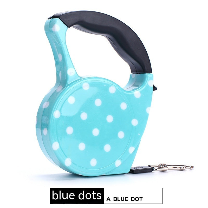The Stylish Choice. Patterned Retractable Dog Leash | Heavy-Duty Walking Lead with Designer Prints