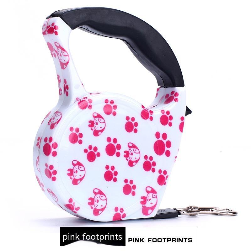 The Stylish Choice. Patterned Retractable Dog Leash | Heavy-Duty Walking Lead with Designer Prints